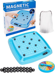 Magnetic chess board game