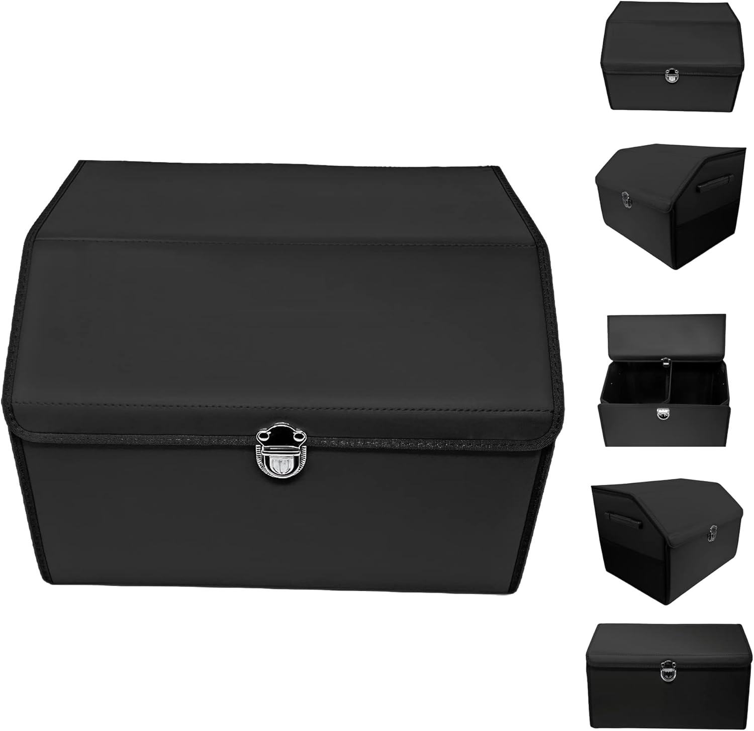 Car Trunk Leather Storage Box