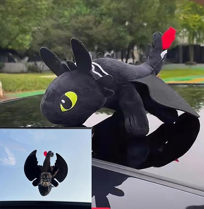 Toothless Car Accessory, Dragon Car Accessory