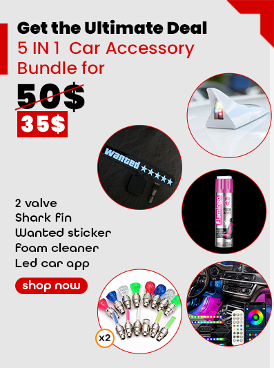 Get the Ultimate Deal 5 in 1 Car Accessory Bundle